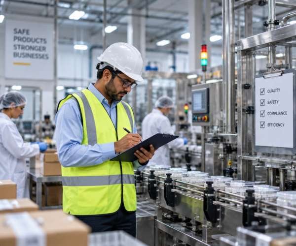About SAS Consultancy team auditing a food factory
